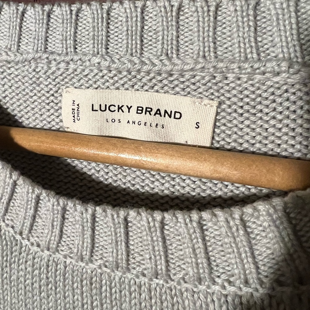 LUCKY BRAND multi textured sweater - Picture 4 of 6
